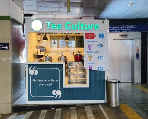 Tea Culture - Vadapalani Metro Chennai - tea kiosk -3